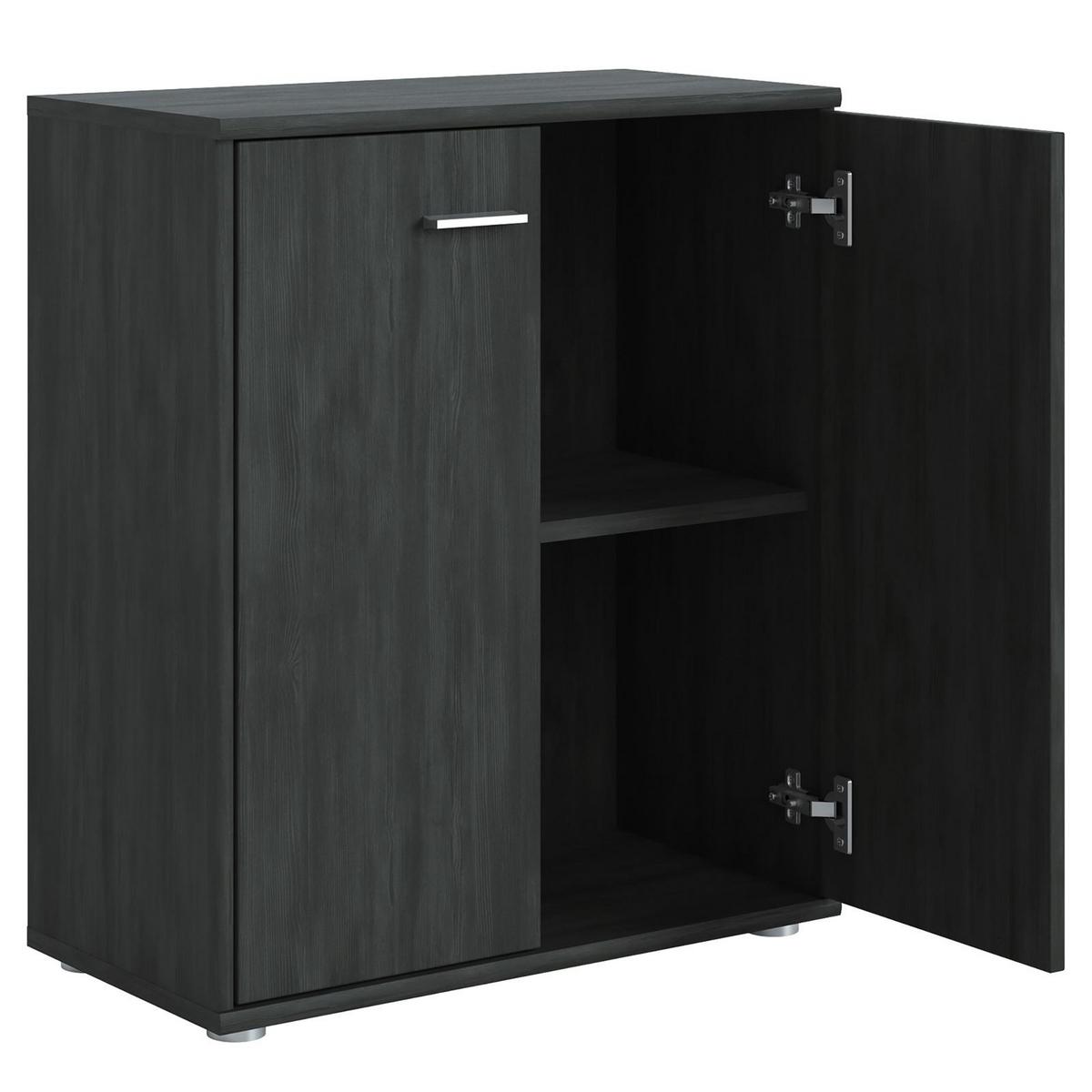 KOMMODE TOMMY - Eschefarben, Holzwerkstoff (60/70/30cm) - CARO-Möbel