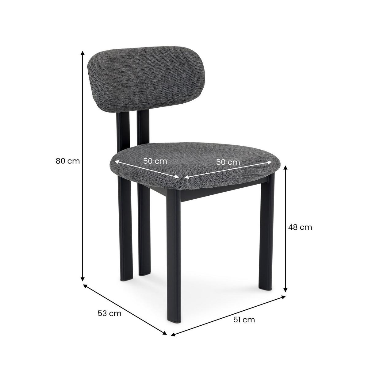 ESSGRUPPE ARVIKA FRANCA 5er Set schwarz - Schwarz, Holzwerkstoff - IDIMEX