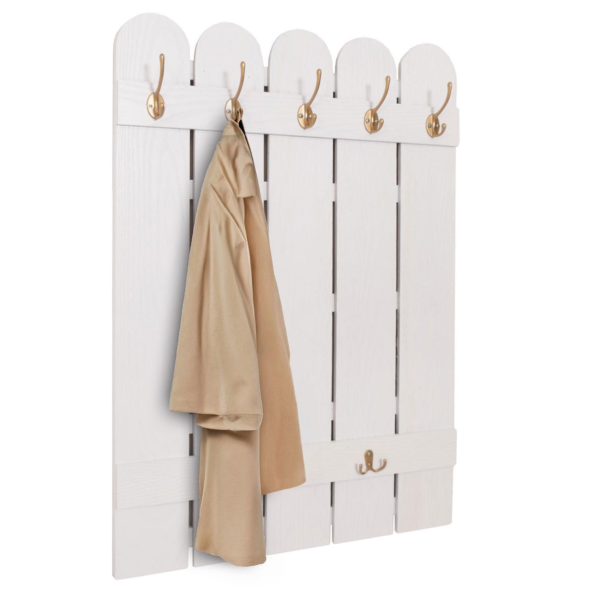 WANDGARDEROBE Weiß - Weiß, Holz (60/86/3cm) - MCW