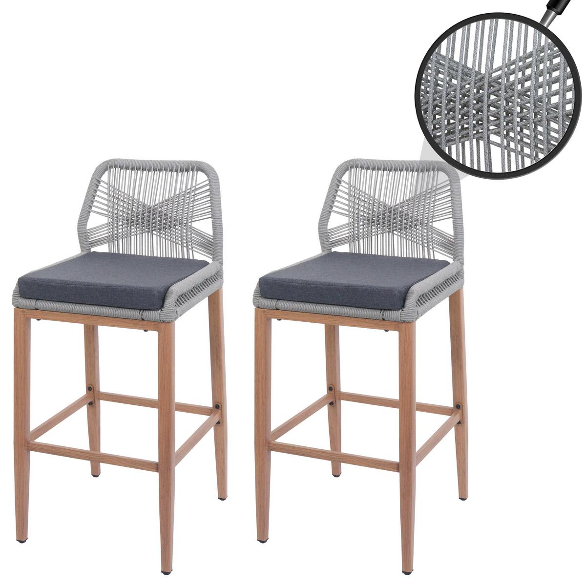BARHOCKER Hellgrau, Anthrazit - Anthrazit/Hellgrau, Metall (45/101/50cm) - MCW