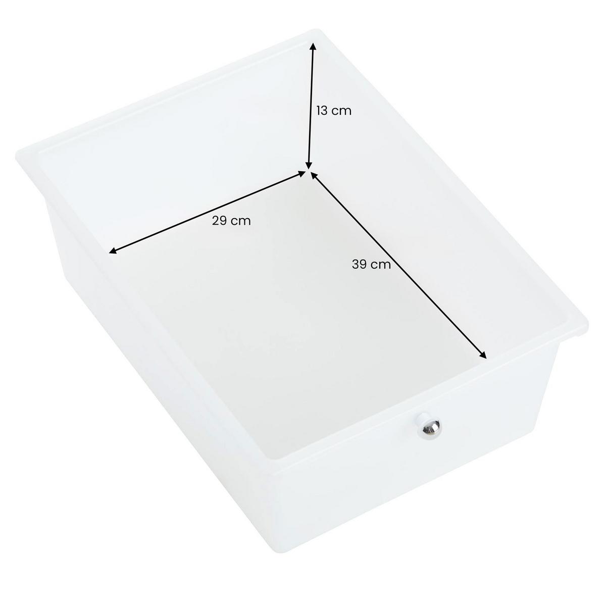 BADROLLWAGEN GINA transparent - Transparent, Kunststoff/Metall (33/92/40cm) - IDIMEX