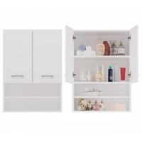 BADEZIMMERSCHRANK Weiß 64/90/30 - Weiß, Holzwerkstoff (64/90/30cm) - RAUMHIRSCH FURNITURE