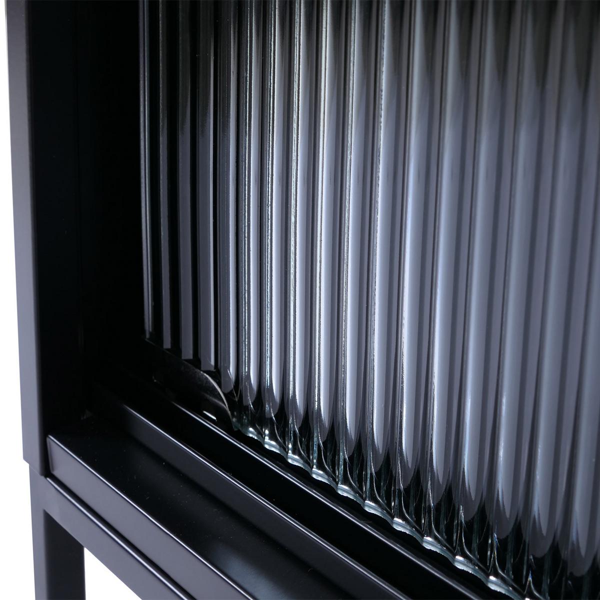 KOMMODE Schwarz - Schwarz, Metall (80/85/45cm) - MCW