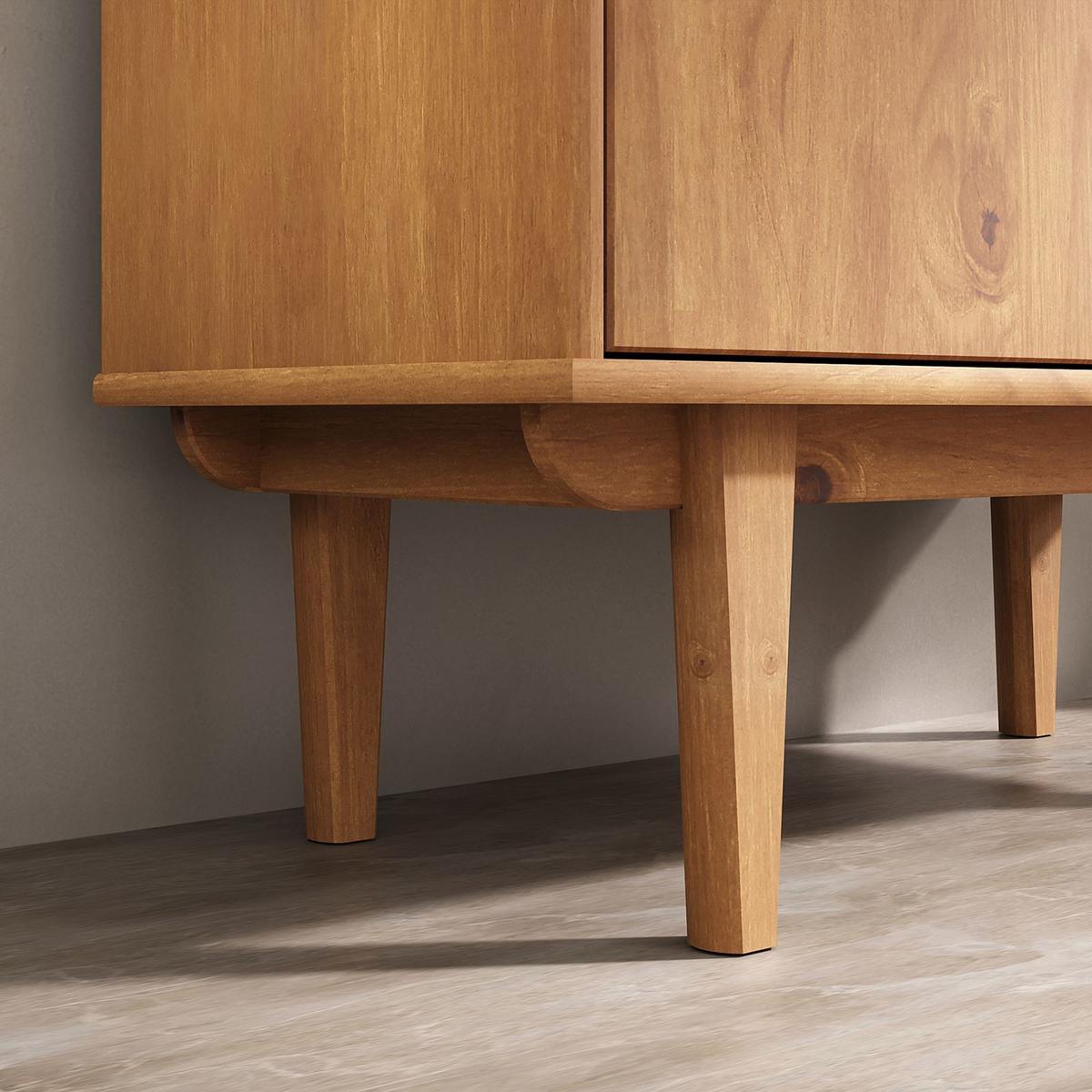 WOHNZIMMERSCHRANK SIMONA Eiche - Eichefarben, Holz (80/188/37cm) - IDIMEX