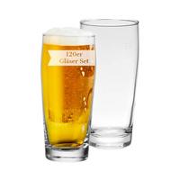 WILLI BECHER GEEICHT Willy transparent 0,3 l 120er Set - Transparent, Glas (0.3L) - Van Well