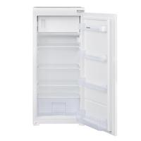 KÜHLSCHRANK Einbau, mit Gefrierfach, 122cm Nische, Schlepptür-Technik, 187 Liter Nutzinhalt - Weiß, Glas/Kunststoff (54/122.5/54.5cm) - Telefunken