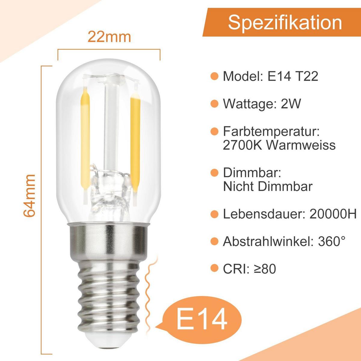 LEUCHTMITTEL Filamynxra 2.2/2.2/6.4 cm - Transparent, Glas (2.2/6.4cm) - ZMH