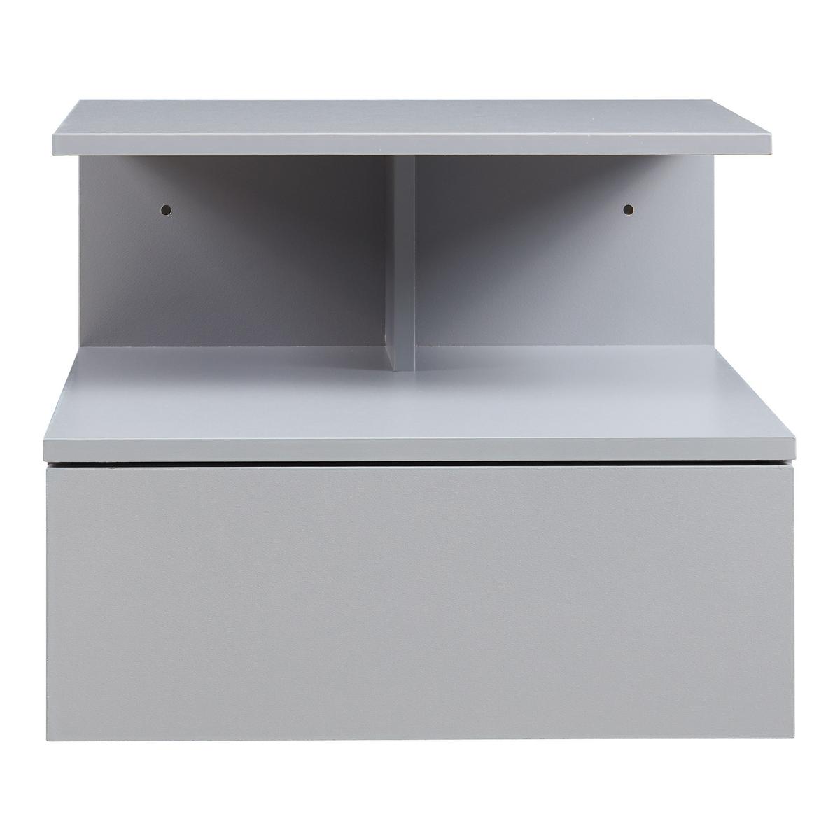 WANDSCHRANK Amberg - Hellgrau, Holzwerkstoff (40/31/35cm) - [en.casa]