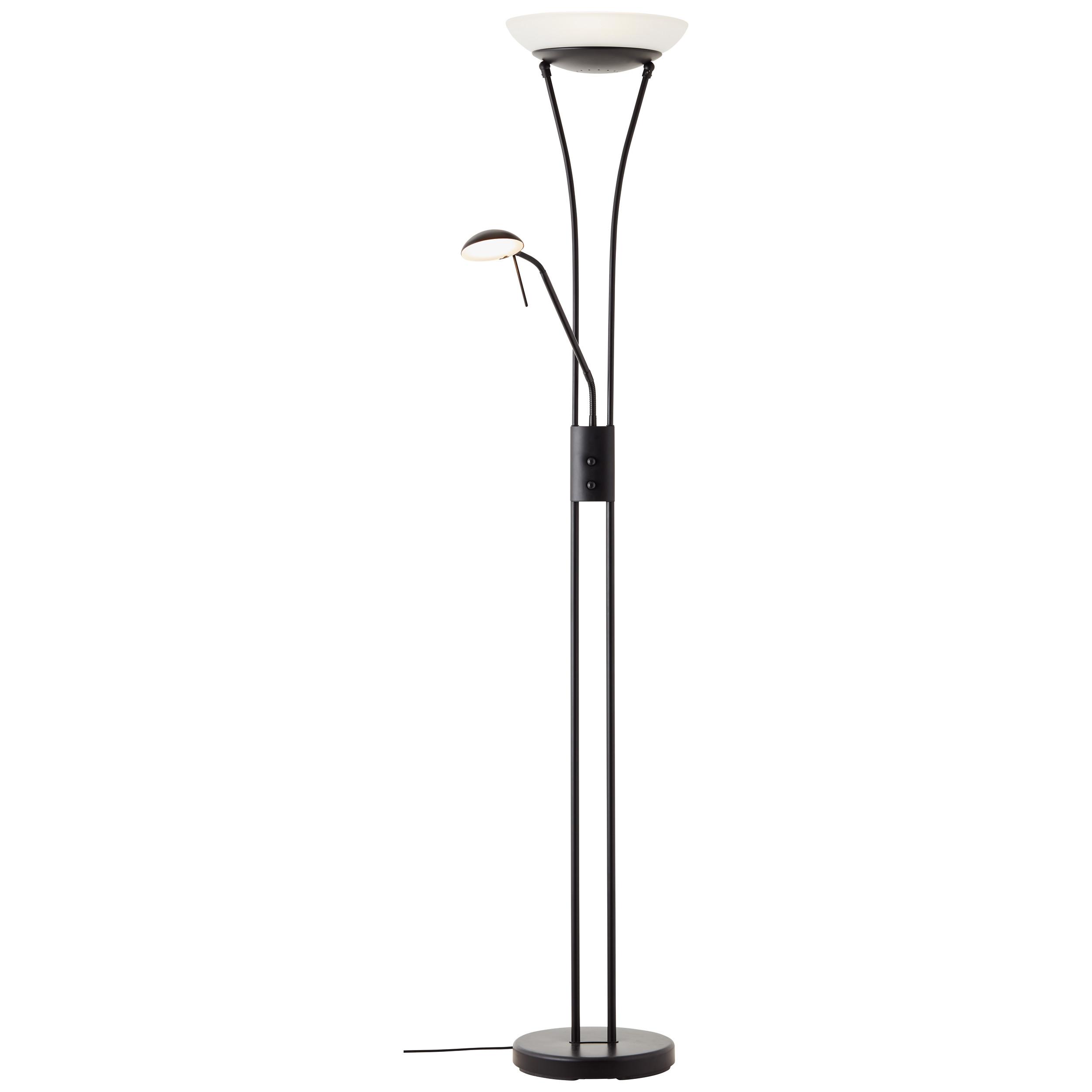 DECKENFLUTER Finn G93035/06 - Schwarz, Metall (61/32.2/179cm) - Brilliant