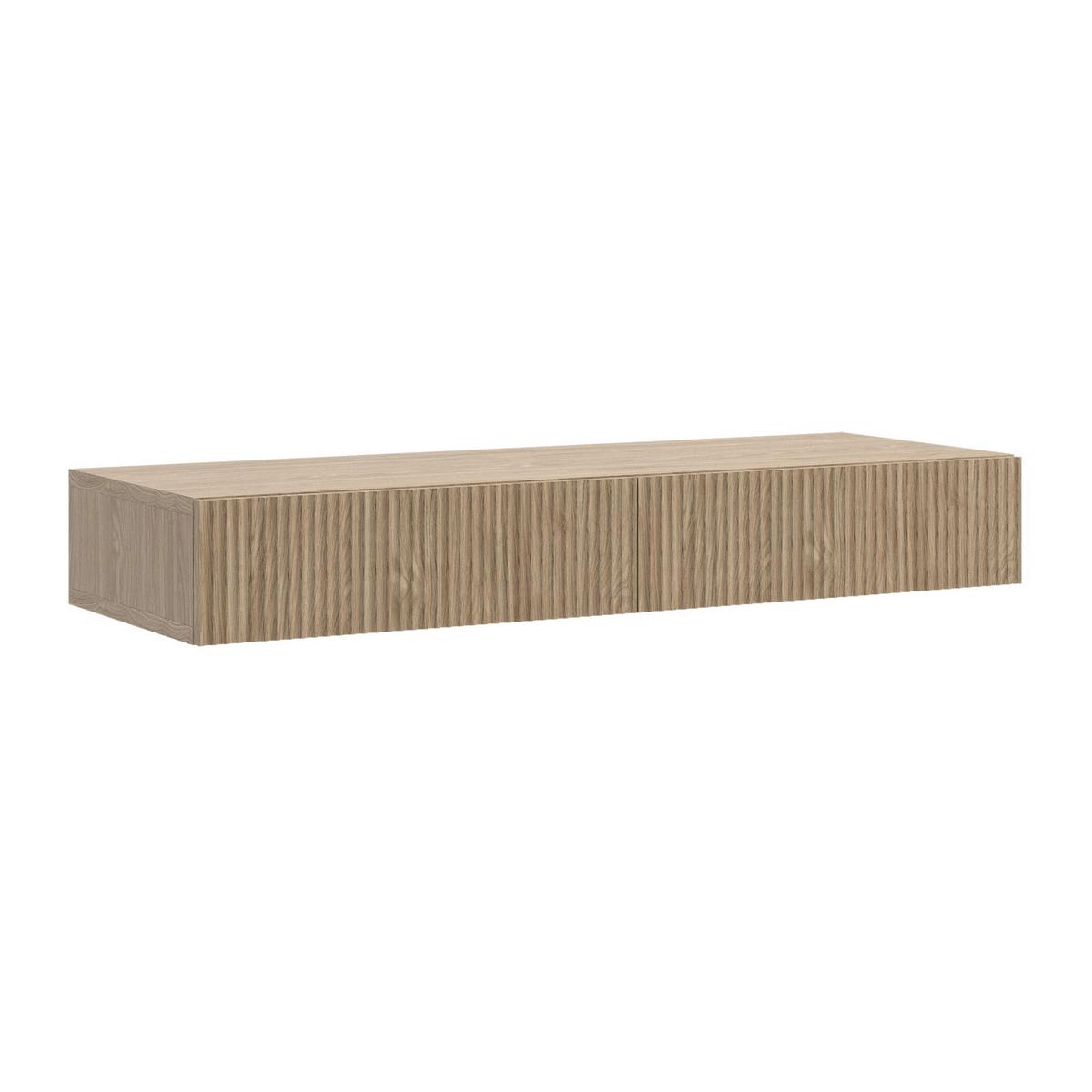 SCHMINKTISCH Nolie Eichenholzoptik 110 cm - Eichefarben, Holzwerkstoff (110/17/40cm) - Selsey