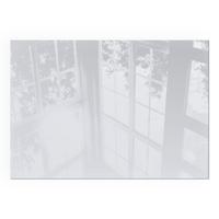 GLASPLATTE für Kamin 100x70 cm - Grau, Glas (100/70/0.4cm) - TULUP