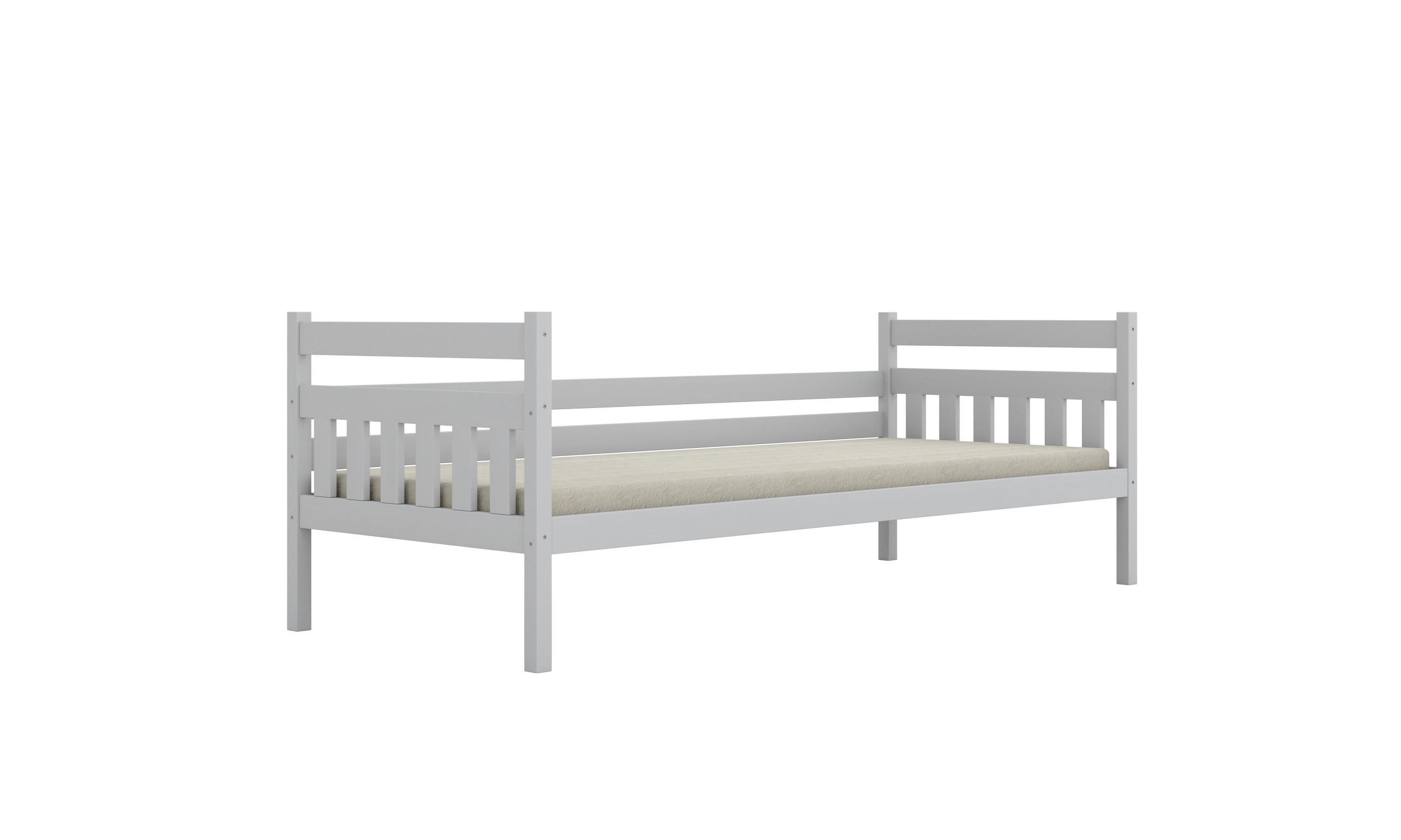 KINDERBETT Dawid mit Matratze 90/180 Weiß 90/180 - Weiß, Holz (90/180cm) - RAUMHIRSCH FURNITURE