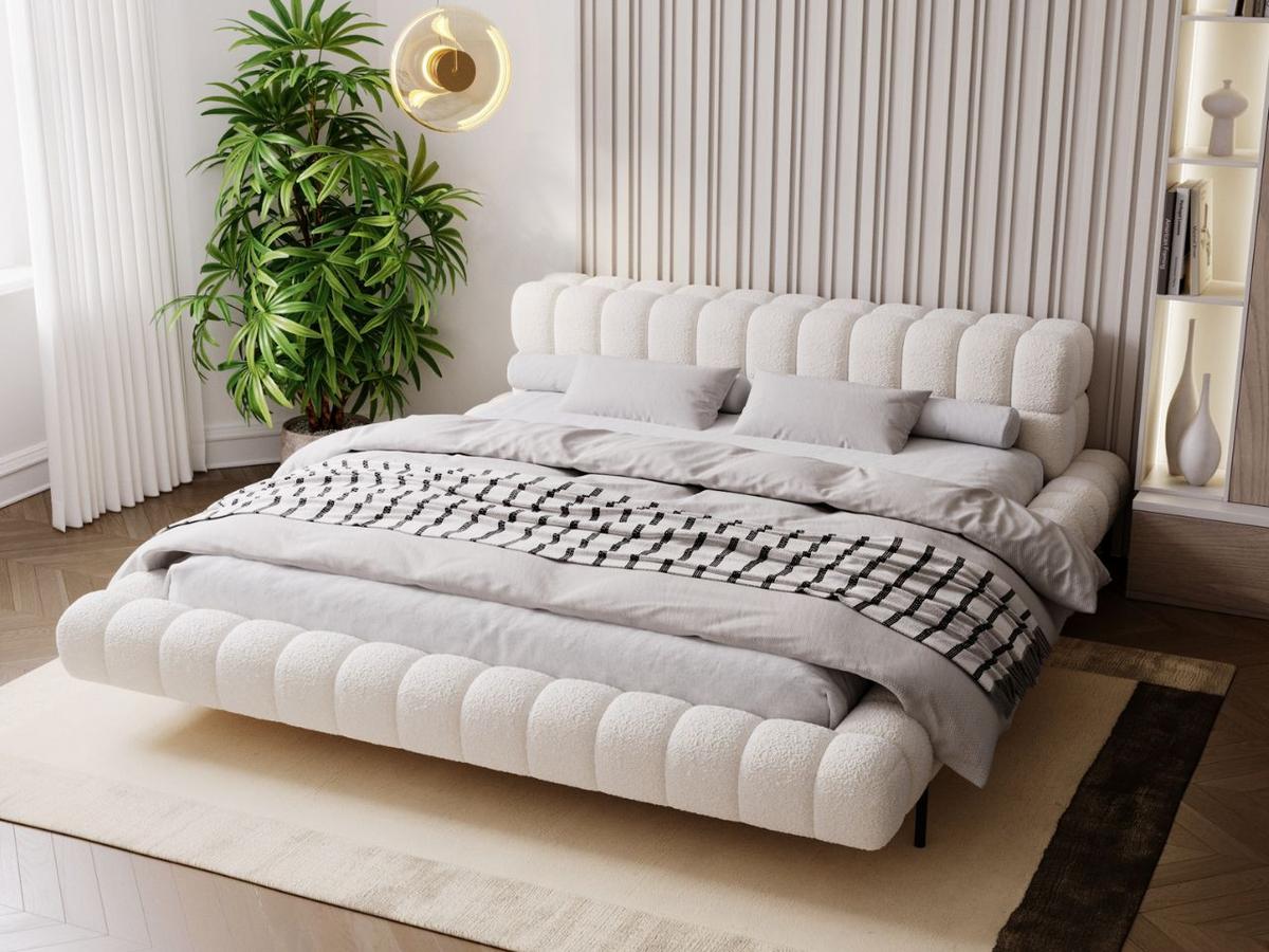 POLSTERBETT Imagine 180x200 Beige - Beige, Textil (180/200cm) - Graingold
