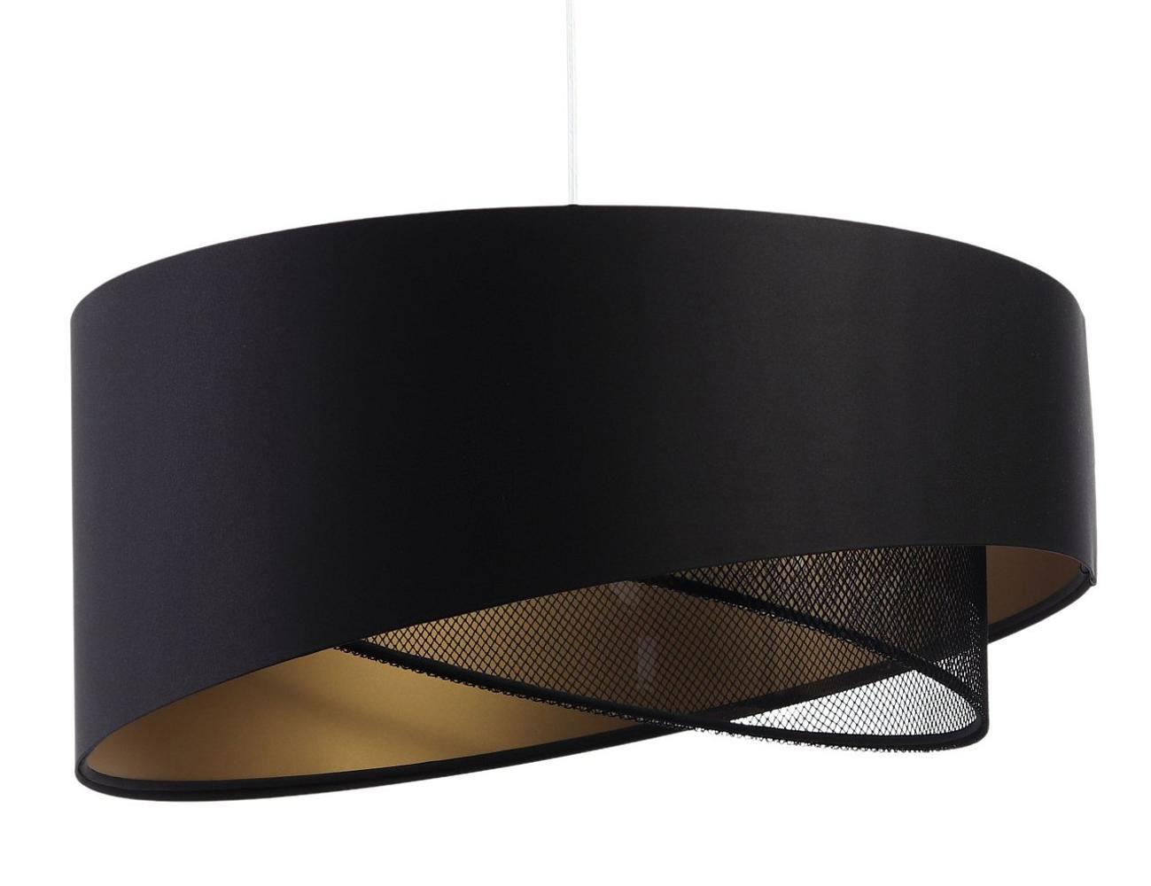 HÄNGELEUCHTE Gold 50/23 cm - Goldfarben/Schwarz, Kunststoff (50/1.3/23cm) - ONZENO