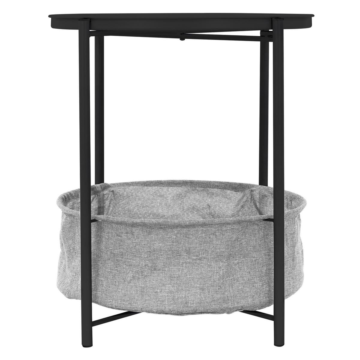 BEISTELLTISCH rund Ø46 x 51 cm Anthrazit aus Metall - Anthrazit, Metall (46/46/51cm) - ML-DESIGN