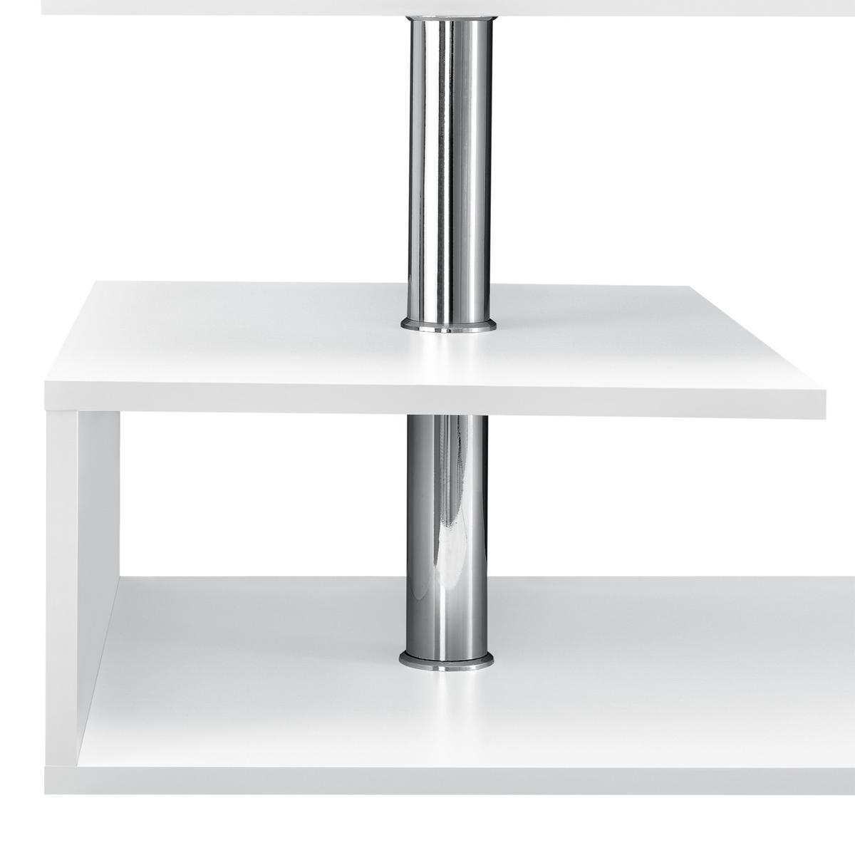 COUCHTISCH Haarlem 50/90/41 - Weiß, Holzwerkstoff (90/50/41cm) - [en.casa]