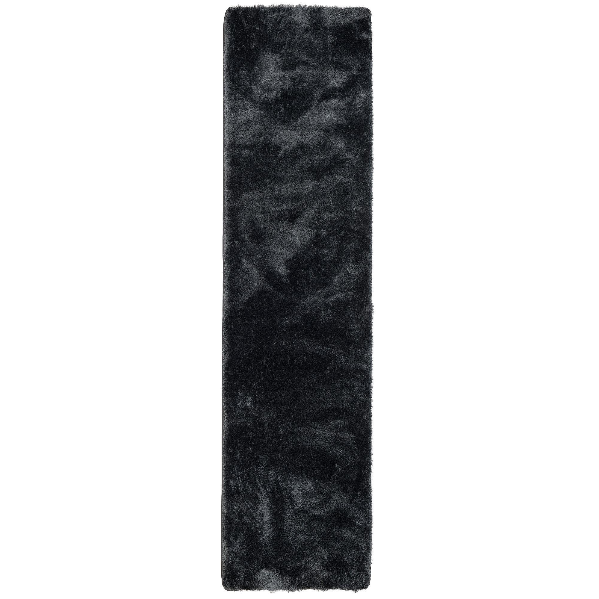 HOCHFLOR SHAGGY TEPPICH FEELING MIX LÄUFER - Anthrazit, Textil (80/320cm) - Snapstyle