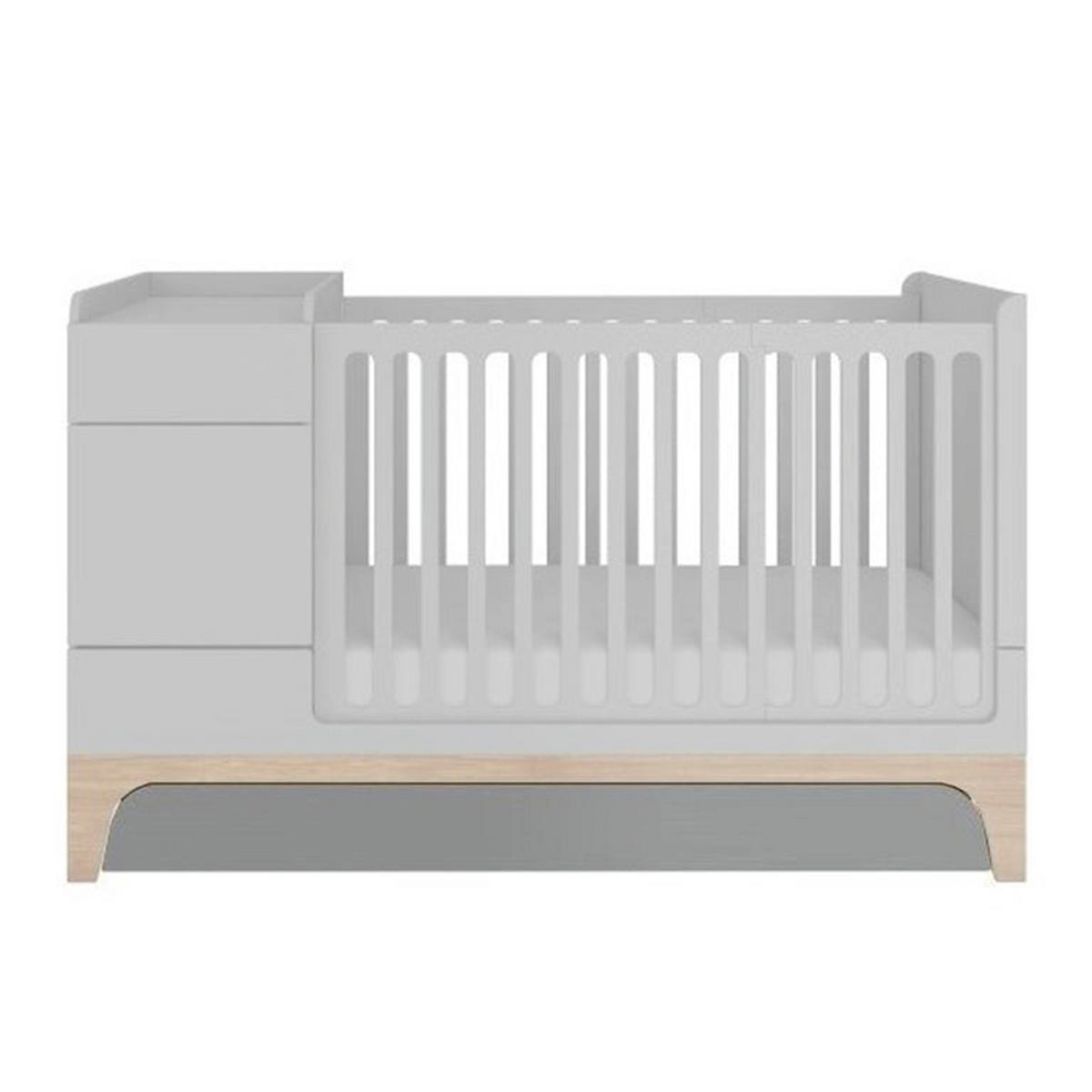 BETT Grau - Grau, Holzwerkstoff - Petits-meubles