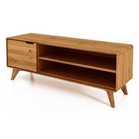 GREG HIFI-SCHRANK Wildeiche - Wildeiche, Holz (134/48/40cm) - byoak