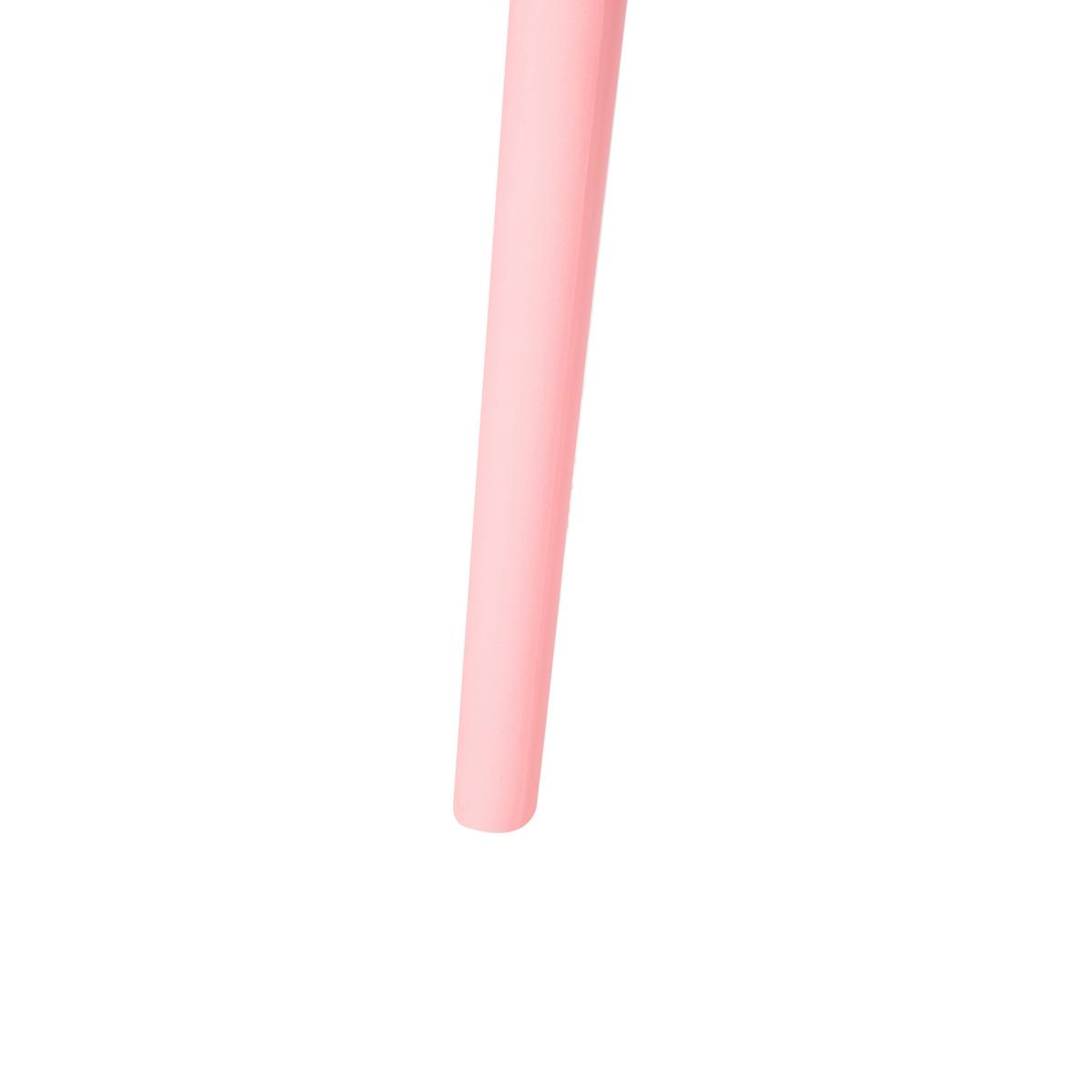 GARTENSTUHL 4er-Set Rosa Gubbio - Pink, Kunststoff (50/76/49cm) - Beliani
