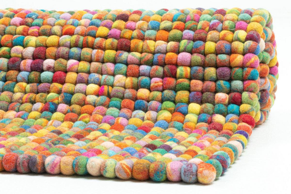 FILZTEPPICH Felty 140x200 cm - Multicolor, Textil (140/200cm) - THEKO
