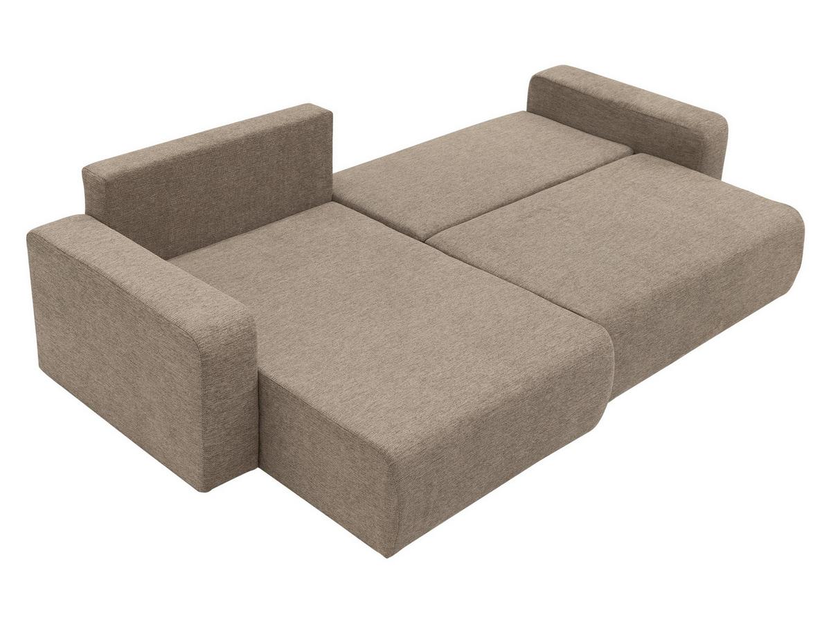 ECKSOFA Piano - Schwarz/Naturfarben, Holz/Kunststoff (274/145cm) - MIRJAN24