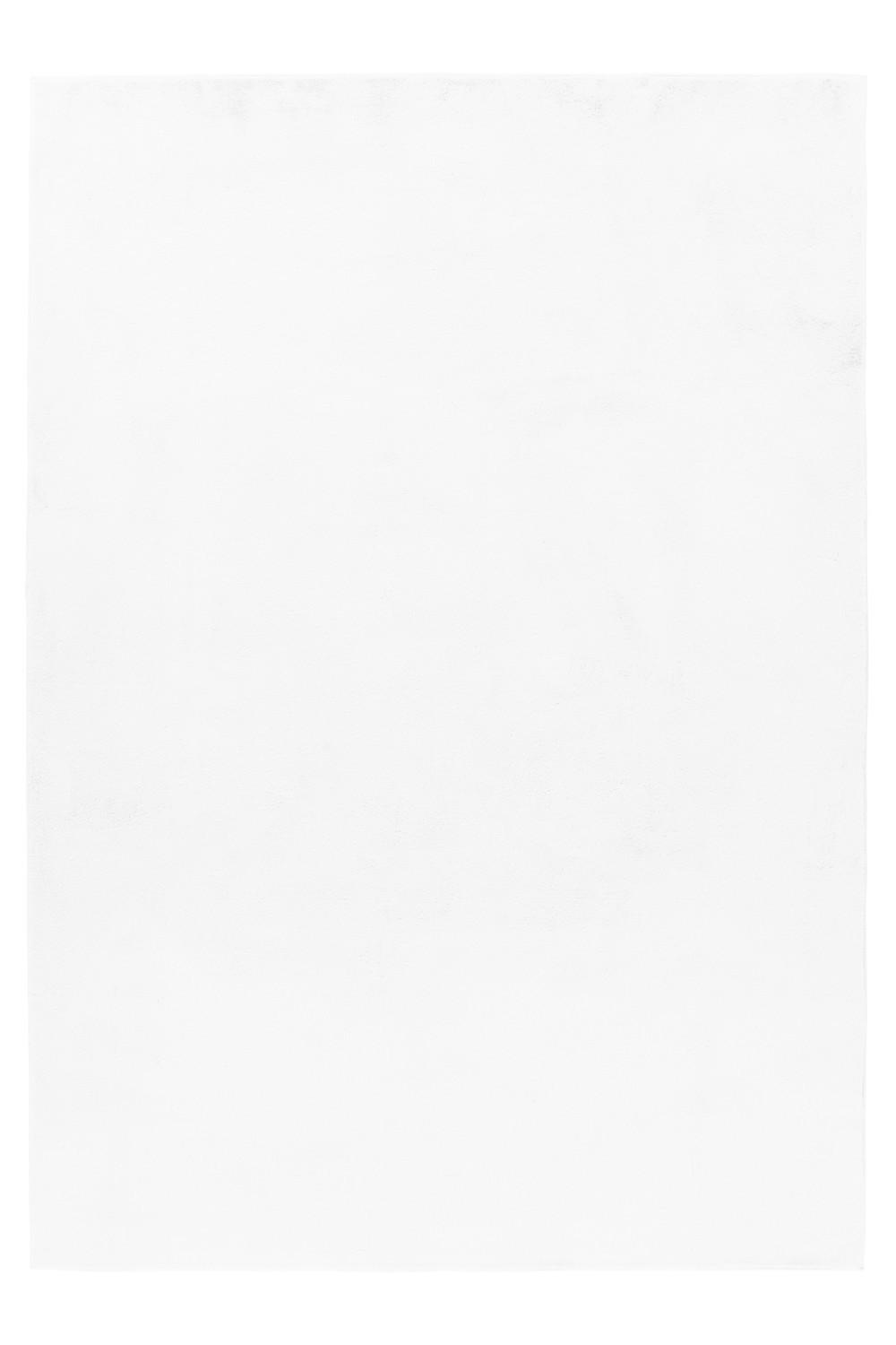 KURZFLORTEPPICH Waschbar NECKAR, einfarbig, aus Polyester, Weiß, 200 x 290 cm - Weiß, Textil (290/200cm) - KADIMA DESIGN