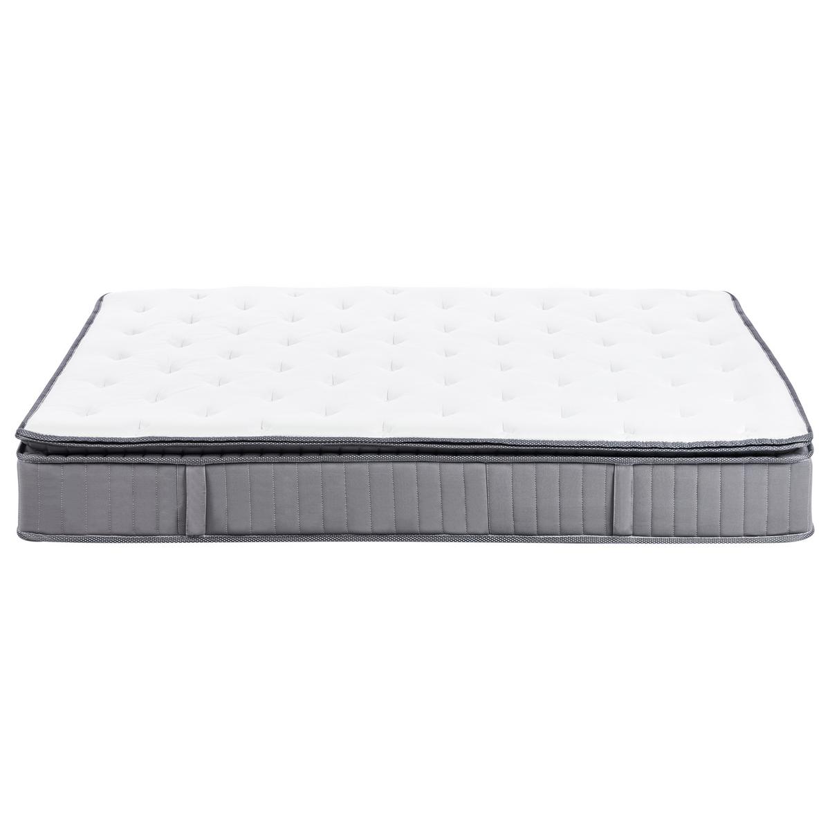 GEL-MEMORYSCHAUM-TASCHENFEDERKERNMATRATZE H2/3 Mittel 180/200 cm Pleasant - Weiß, Textil (180/200cm) - Beliani