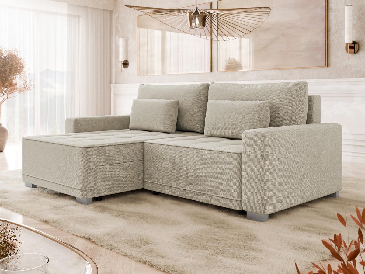 ECKSOFA Zeus - Naturfarben, Holz/Kunststoff (238/160cm) - MIRJAN24