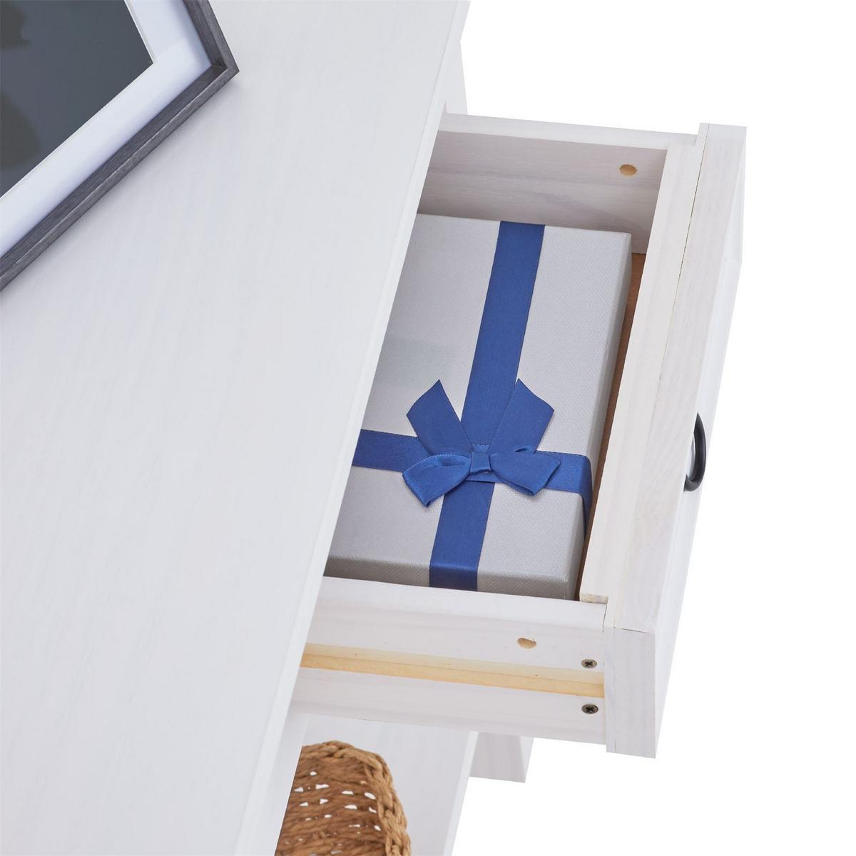 KONSOLENTISCH RURAL weiß - Weiß, Holz (32/88/73cm) - CARO-Möbel