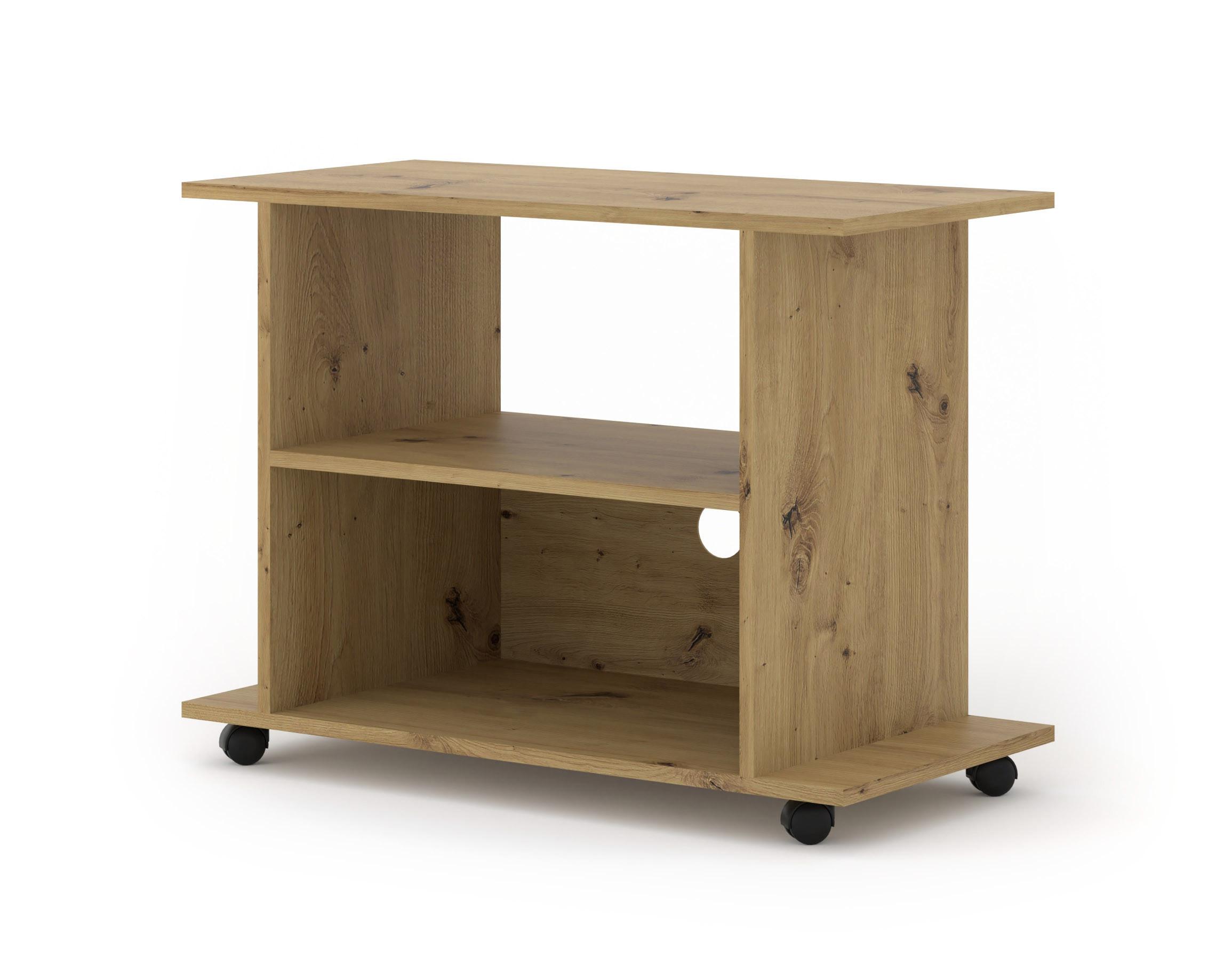 TV LOWBOARD Artisan Eiche 80/60/40 - Eiche Artisan, Holzwerkstoff (80/60/40cm) - RAUMHIRSCH FURNITURE