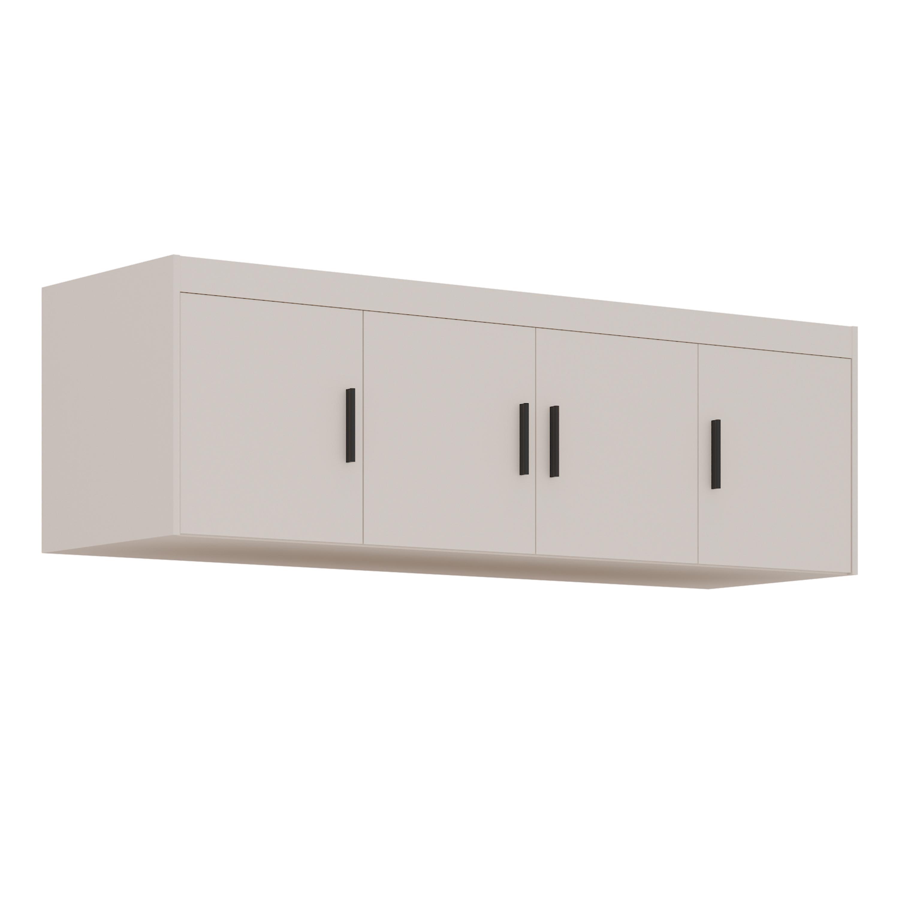 AUFSATZSCHRANK Storicos Beige 176,3/55,5/53 cm - 4T Modern - Beige, Holzwerkstoff/Kunststoff (176.3/55/53cm) - AX Living