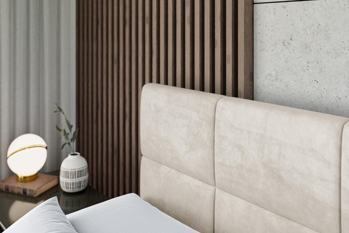 BOXSPRINGBETT ARDENI-Z KING - 180x200 - H3/H4 - Creme - Creme, Holzwerkstoff (180/200cm) - ALTDECOR