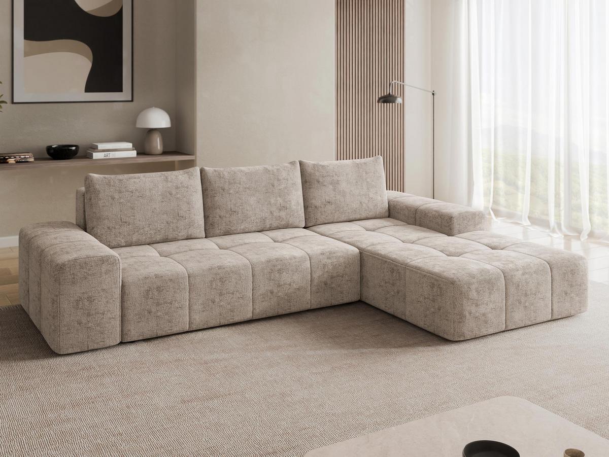 ECKSCHLAFSOFA Tonseo L, Seite: Rechts - Schwarz/Cappuccino, Holz/Kunststoff (173/275cm) - MIRJAN24