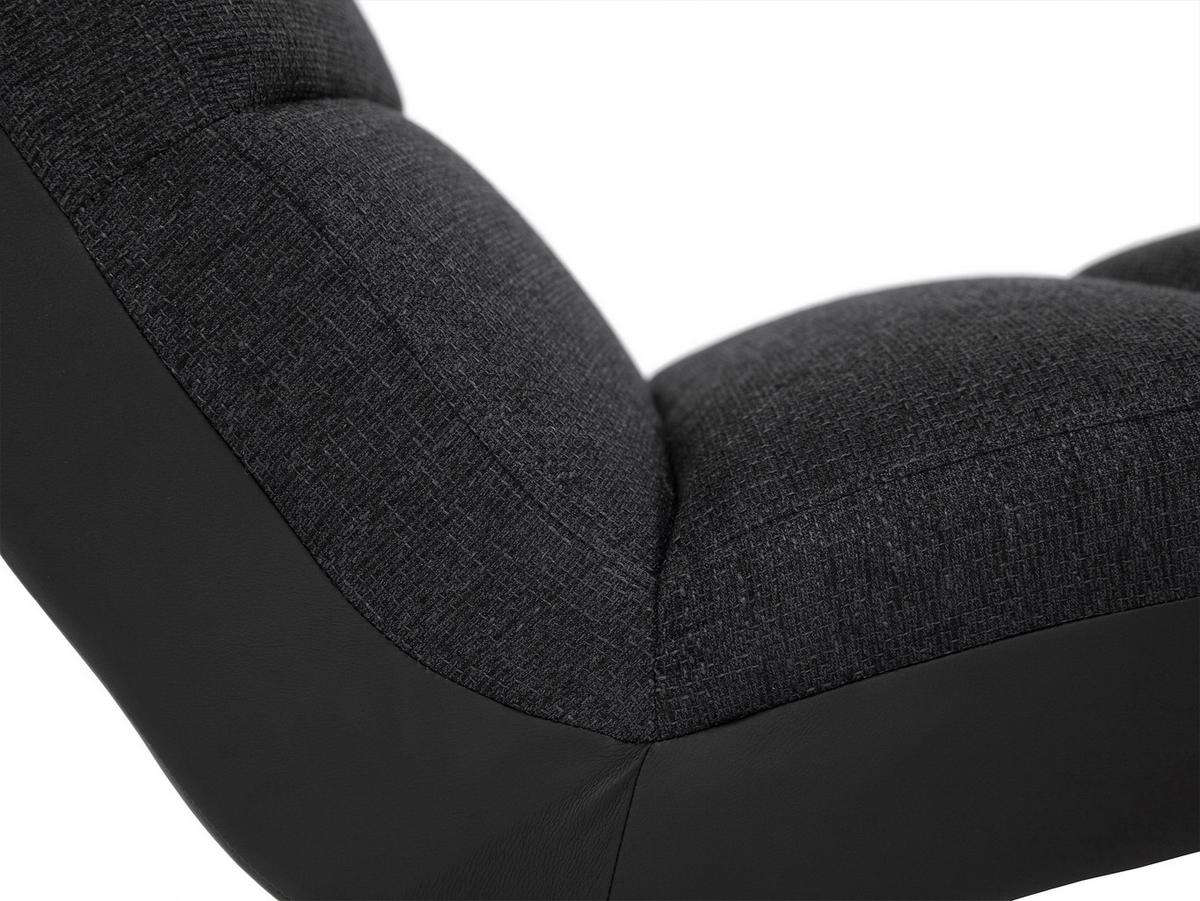 RELAXLIEGE Holiday - Chromfarben/Hellgrau, Holz/Textil (62/84/180cm) - MIRJAN24
