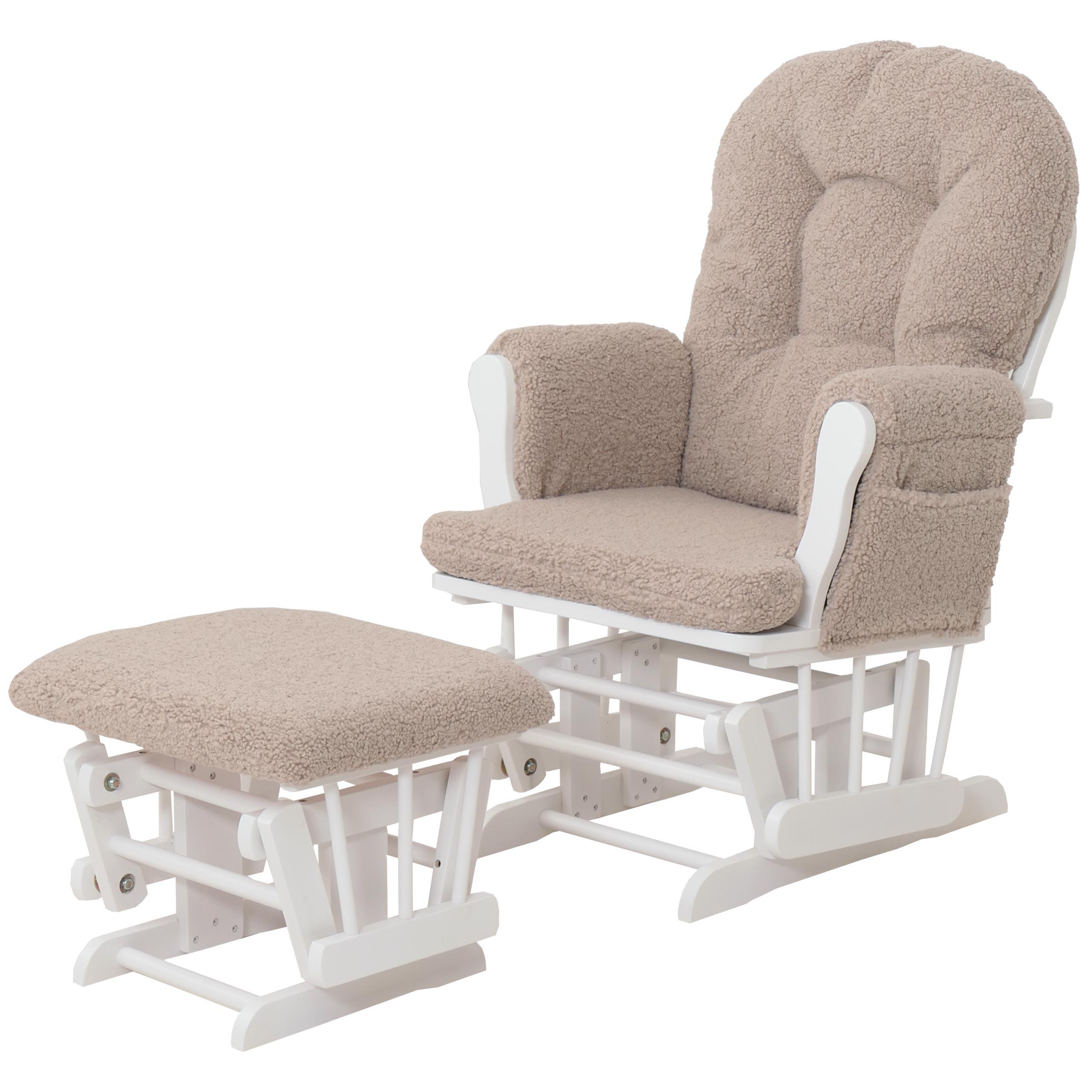 RELAXSESSEL Braun, Weiß - Braun/Weiß, Textil (74/105/72cm) - MCW