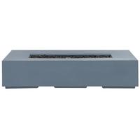 FEUERSTELLE Grau Pavo - Grau, Naturmaterialien (143/31/71cm) - Beliani