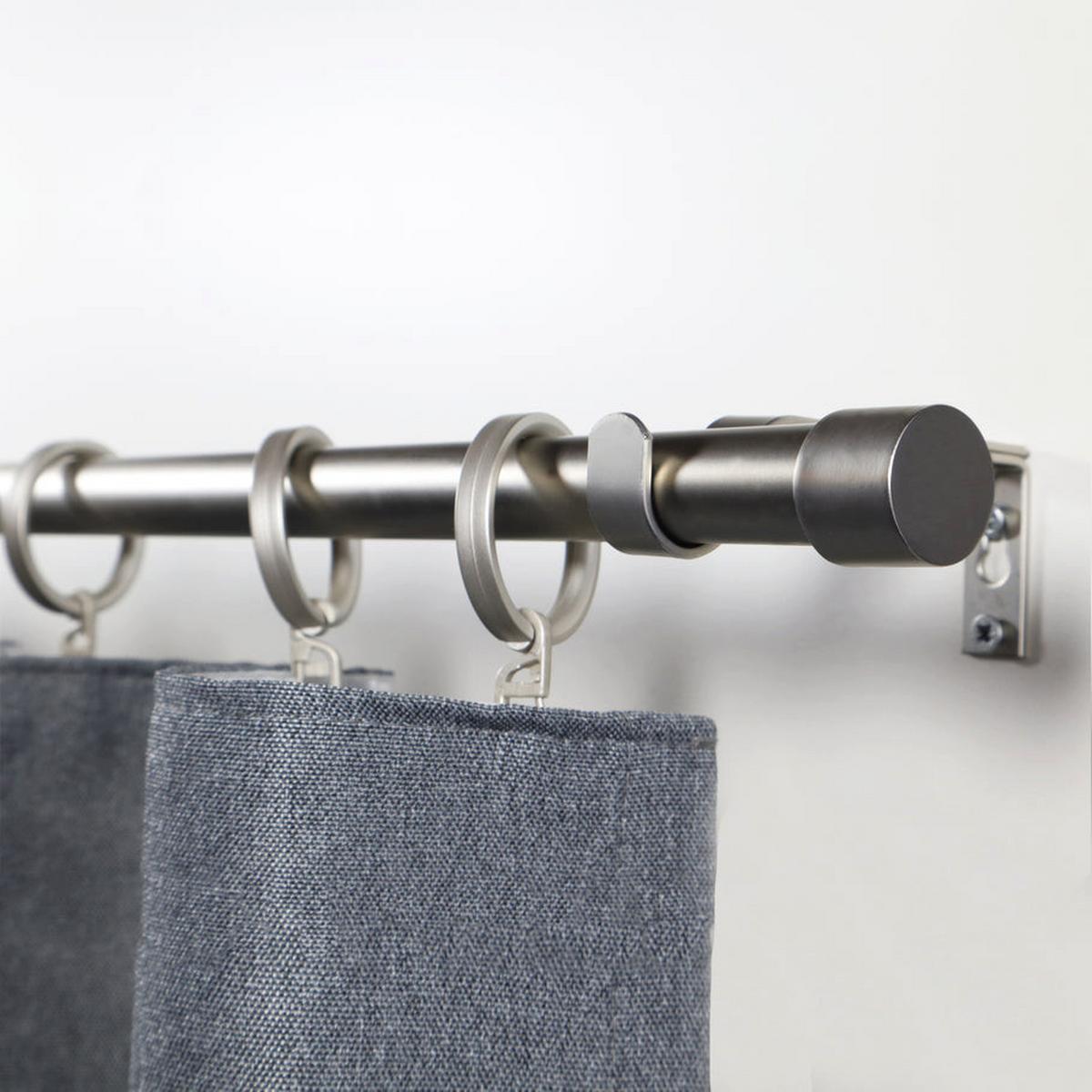 GARDINENSTANGE ausziehbar 160-310cm 1-Lauf Flexa - Silberfarben, Metall (160cm) - Deco-Raum