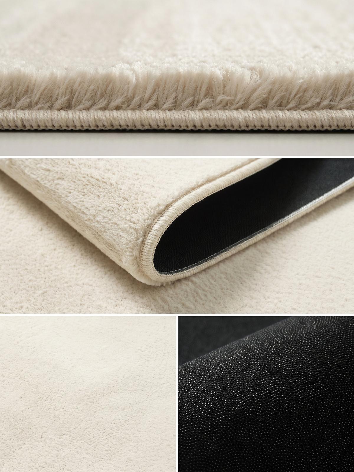 KURZFLORTEPPICH Antirutsch Uni RUTOR Polyester Beige 300 x 400 cm - Beige, Textil (300/400cm) - KADIMA DESIGN