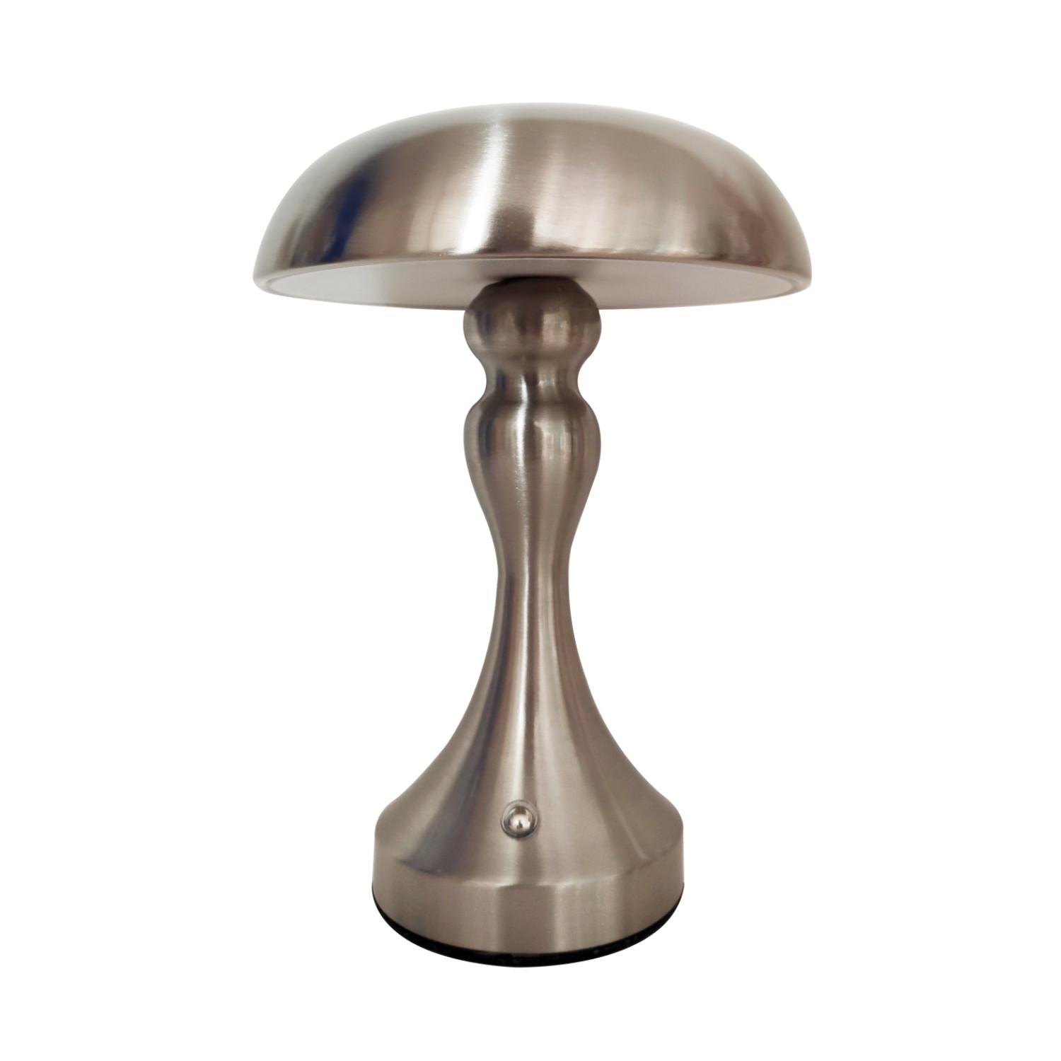 TISCHLAMPE Darius 15.5/15.5/22 cm - Silberfarben, Metall (15.5/15.5/22cm) - ZMH