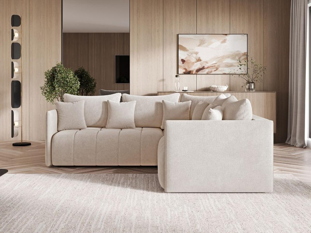 ECKSOFA Ardi Beige - Beige, Holz/Textil (240/240cm) - Graingold