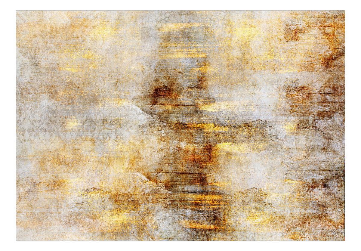 SELBSTKLEBENDE FOTOTAPETE Gold 98/70 cm - Goldfarben/Grau, Kunststoff/Textil (98/1cm) - KUNSTLOFT