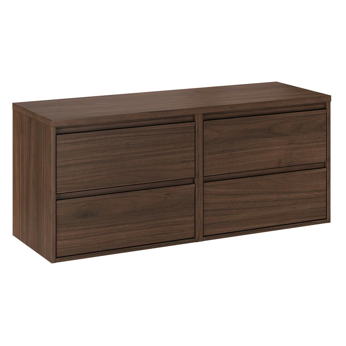 WASCHTISCHUNTERSCHRANK 120cm Edmé Holz - Dunkelbraun, Holzwerkstoff (120/52.2/46cm) - Petits-meubles