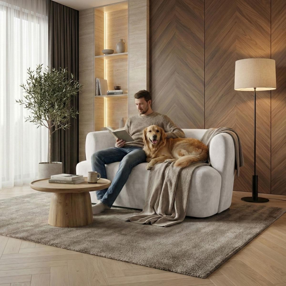 2-SITZER SOFA Nori beige velour - Beige/Schwarz, Kunststoff/Textil (150/68/72cm) - Beautysofa