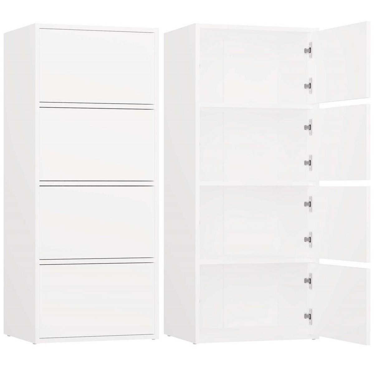 KOMMODE Weiß 50/119/40 - Weiß, Holzwerkstoff (50/119/40cm) - RAUMHIRSCH FURNITURE