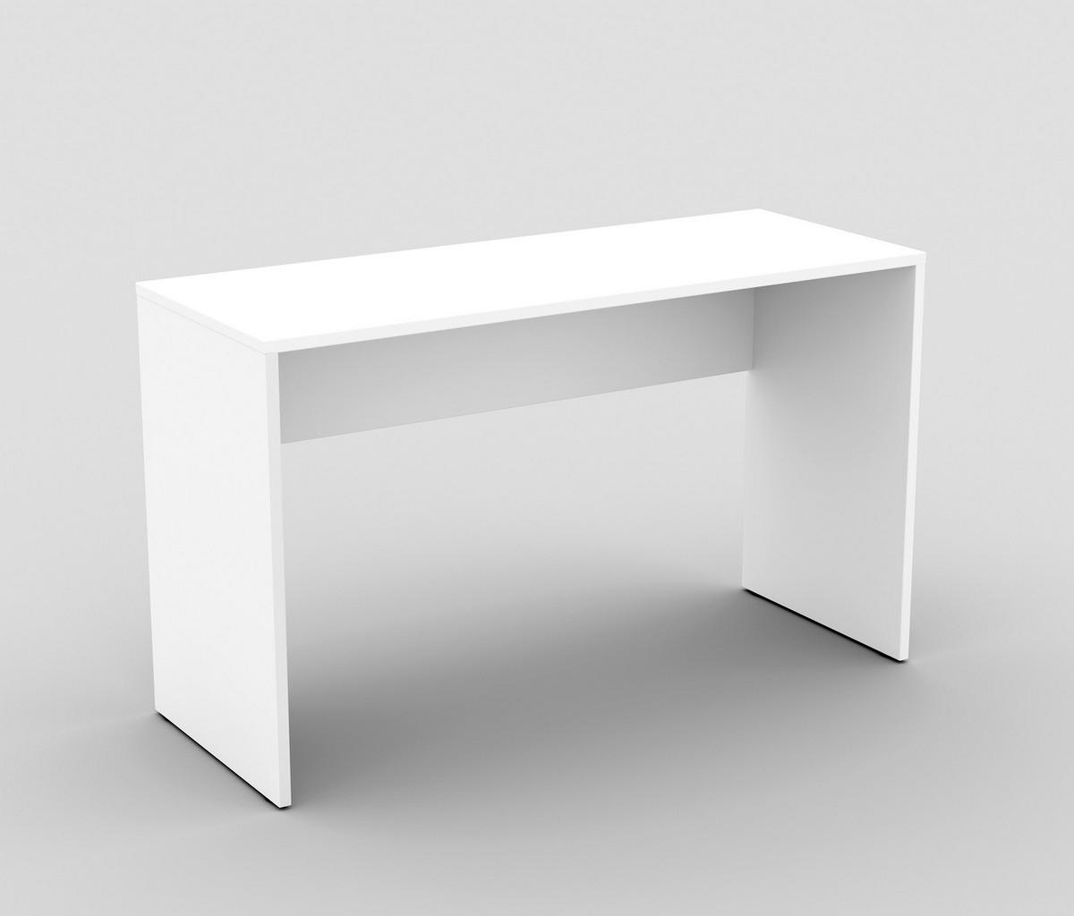 SCHREIBTISCH AMATO 130x50x75 cm Bürotisch Computertisch, Weiß - Weiß, Holzwerkstoff (50/130/75cm) - MASSENO