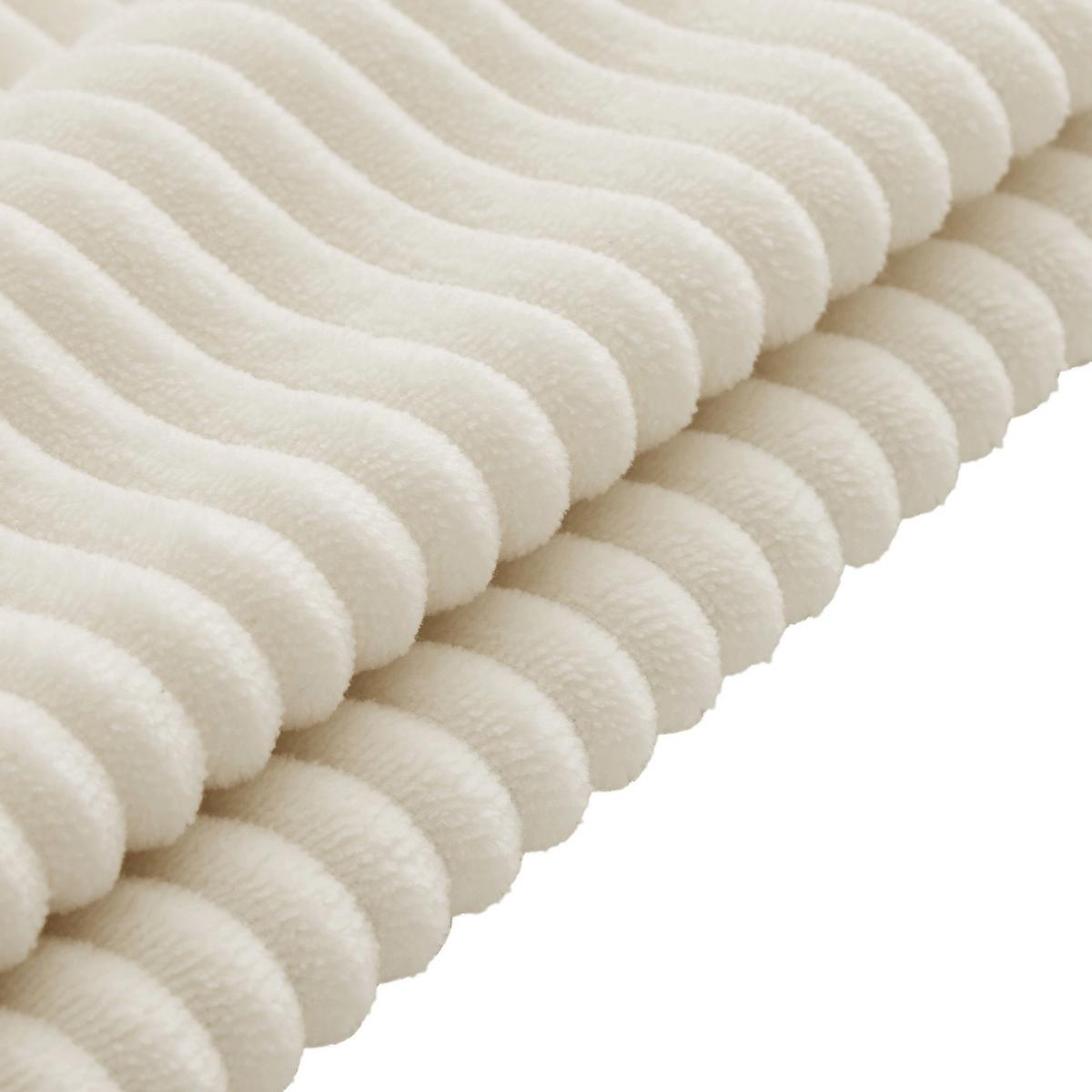 ECKSOFA aus Cord in Beige mit LED Beleuchtung & smarten USB-Anschlüssen - Beige, Textil (128/334cm) - Urban Meuble