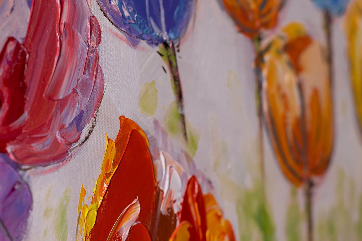 ACRYLBILD HANDGEMALT 120/60 cm - Multicolor, Holz/Textil (120/60cm) - KUNSTLOFT