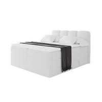 BOXBETT mit Matratze H3|H4 - NINA KING - 180x200 cm - Weiß - Weiß, Holzwerkstoff (180/200cm) - ALTDECOR