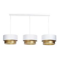 HÄNGELEUCHTE Gold 30/88 cm - Weiß, Kunststoff (30/2.6/88cm) - ONZENO